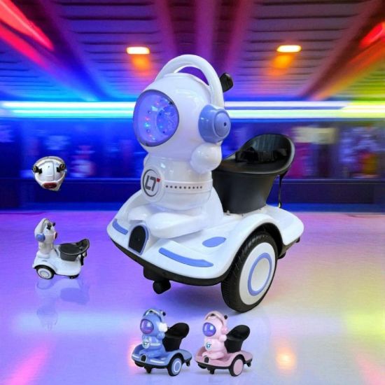 صورة سيارة أطفال الفضائية بتصميم رائع  والوان متعددة